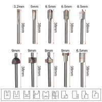 ราคา 10ชิ้นไฮสปีดเราเตอร์บิตตัดไม้ชุดกัด1 8 3 2มิลลิเมตรบดตัดแบบตัดสำหรับ Edger เครื่องแกะสลัก (16544862267)
