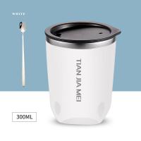 ราคา ถ้วยพร้อมช้อนเย็นแก้วกาแฟถ้วยชานมแก้วเดินทางสูญญากาศของขวัญสแตนเลส (18057650334)