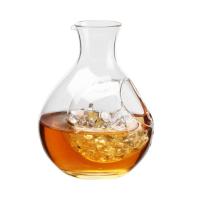ราคา Japanese Clear Crystal Ice Jug Lead Free Glass Wine Bottle Bar Whiskey Flask Sake Beer Cooler Wine Dispenser Carafe Decanter (12151672081)