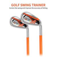 ราคา ไม้ฝึกซ้อม ไม้วอร์มอัพ เหล็ก 7 ก้านนิ่มสีส้ม IEH001 Iron 7 เหล็ก Enhua golf ยาว 38 5 (17908229347)