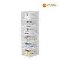 ราคา ออก E Tax ลดหย่อนภาษีได้ COCOGU กล่องเก็บรองเท้า 3 6 ชั้น white (17057028296)