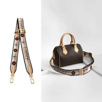 ราคา suitable for lv speedy20 canvas shoulder strap presbyopia bag Messenger wide replacement strap single buy bag belt suitable for lv (20313414945)