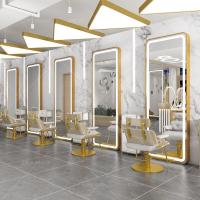 ราคา กระจกร้านเสริมสวย มีไฟLED เปิด ปิดระบบสัมผัส กระจกมีไฟ กระจก LED สีทอง สีดำ กระจกไฟสีขาว กระจกแขวน กระจกไฟ ร้านเสริมสวย ร้านตัดผม (15604174104)