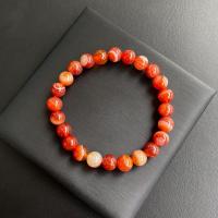 ราคา กำไลหินแท้ อาเกต สีแดง Red Agate 8mm (17405767462)