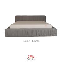 ราคา ZEN Collection เตียงนอน ฐานเตียง หัวเตียง โครงไม้เต็ง 6 ฟุต 5 ฟุต 3 6 ฟุต ไม่รวมที่นอน PAUL Fabric Bedding Frame (20710360882)