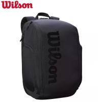 ราคา Wilson กระเป๋ากีฬาสะพายไหล่แฟชั่นกระเป๋าสะพายหลังเทนนิสฟิตเนสกระเป๋าไม้เทนนิสจัดเก็บไม้ได้ถึง2แร็กเก็ต (20661503556)