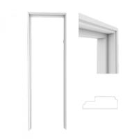 ราคา WELLINGTAN วงกบประตู ขนาด 70x200ซม WPC WPCDF 4 1 สีขาว (9645493750)