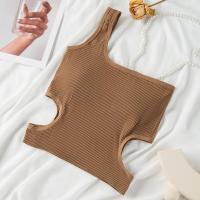 ราคา SB 1823 ส่งไวจากไทย รอบอก20 38นิ้ว เสื้อครอป ปาดไหล่ เว้าเอวด้านข้าง เสื้อแขนกุดเว้าอก เสื้อเอวลอย เสื้อโชว์หลัง เสื้อครอปเอวลอย (14362160657)