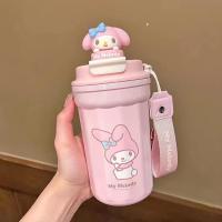 ราคา Kawaii ขวดน้ำ แก้วเยติลายการ์ตูน sanrio กระบอกน้ำเด็ก Kuromi กระติกน้ำการ์ตูน ลายซานริโอ้ ขวดน้ำเก็บความเย็น (20676567012)