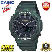 ราคา G Shock GA2100 ของแท้ผู้ชายกีฬานาฬิกาเซ็นเซอร์คู่เคลื่อนไหวกลางแจ้งกันกระแทกกันน้ำโคลนอัตโนมัติยกไฟรับประกันสี่ปี GA 2100FR 3A (20379564275)