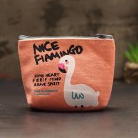 ราคา พร้อมส่งไม่ต้องรอ กระเป๋าใส่เหรียญลายนกฟลามิงโก้ Flamingo (8016437851)