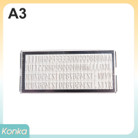 ราคา Konka แผ่นยางปั๊มตัวอักษรแบบทำมือขนาด3มม 4มม 6 4มม อุปกรณ์เสริมสำหรับประทับชื่อ (20038951230)