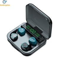 ราคา LeadingStar Fast Delivery M22 Couple Wireless Earbuds Waterproof In Ear Earbuds With Noise Canceling Microphone Headphones For Sport Running Workout (20666437913)