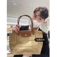 ราคา ใหม่100 Longchamp เดิมขาตั้งกล้อง Turtle Dove สีเทากระเป๋าไนลอน L1899ขนาดใหญ่ L2605 L1621กระเป๋าผ้าแบบสี่เหลี่ยมขนาดกลางกระเป๋ายาว Champ กระเป๋า (17492373979)