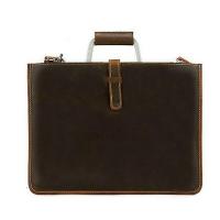 ราคา GENODERN Slim Briefcase for Men Genuine Leather Men Messenger Bag 13 Inch Crazy Horse Leather Laptop Bag Maletines Hombre (12268603785)