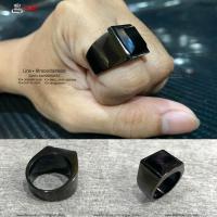 ราคา แหวน ดำนิลดำ นิลดำ แหวนสแตนเลส แหวนเท่ๆ แหวนแฟชั่น สแตนเลสแท้ stainless 316l แท้100 allacc (11185291549)