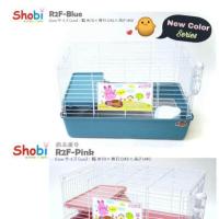 ราคา กรงกระต่าย shobi 2 ชั้น R2F กรงแกสบี้ กรงแพรี่ด๊อก พร้อมอุปกรณ์ครบเซท (17433384196)
