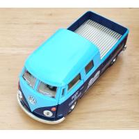 ราคา โมเดลรถตู้ 1963 Volkswagen Bus Double cab Pickup รถโฟล์คตู้กระบะ พิมพ์ลาย (21086444481)