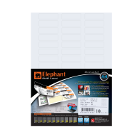 ราคา Elephant ตราช้าง กระดาษสติ๊กเกอร์ สติ๊กเกอร์ SMEs A4 บรรจุ 10 แผ่น แพ็ค จำนวน 1 แพ็ค (894704587)