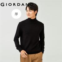 ราคา Giordanoผู้ชาย เสื้อสเวตเตอร์คอเต่าผ้าฝ้ายหนา Free Shipping 18052615 (16179586241)