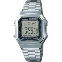 ราคา Casio Mens A178WA 1A Illuminator Stainless Steel Watch (20608495088)