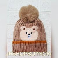 ราคา หมวกกันหนาวเด็ก1ถึง4ขวบ3สีใส่อบอุ่นพร้อมส่ง (19757862925)