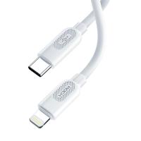 ราคา ROCK PD 20W Type C to Lightning 3A Cable For iPhone 14 13 12 Series 2M PD Charge มาตรฐานสาย MFI ทนทาน ขาดยาก Z16 (10598606538)