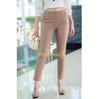 ราคา กางเกงขาเดฟผ้าโรเชฟ 100 กางเกงขายาว7ส่วน ผ้าโรเชฟ กระเป๋า 2 ข้าง รุ่นขายดี ทรงสวยมาก พลางหุ่น ใส่กระชับ ดูขาเรียว (16588912797)