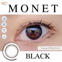 ราคา คอนแทคเลนส์ Monet Black ยี่ห้อ Beautylens ค่าสายตาปกติ 1000 (19597125291)