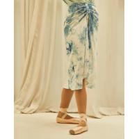 ราคา Tutti AW22 Clara Tie Dyed Skirt กระโปรงผ้ามัดย้อมสีธรรมชาติจากจังหวัดขอนแก่น จับเดรปด้านหน้า เสื้อผ้าแฟชั้นสตรี ใส่ได้ทุกโอกาส (17199288684)