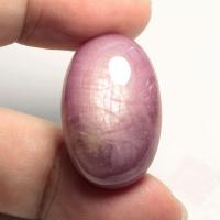 ราคา 83 80 ct พลอยแดง ดิบ Unheated Ruby Oval Cabochon ทรงไข่ (19988135041)