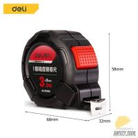 ราคา ตลับเมตรพกพา ตลับเมตรหุ้มยาง ตลับเมตรความยาว 3 เมตร ยี่ห้อ deli ความยาว 3 เมตร จำนวน 1 อัน ตลับเมตรขนาดพกพา สำหรับใช้ในงานช่างทั่วไป แข็งแรง ทนทาน ใช้งานง่าย มีที่หนีบกับเข็มขัด รับประกันสินค้า Safety