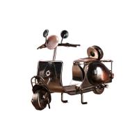 ราคา IJVBTV ทองแดงโบราณ โมเดลรถมอเตอร์ไซด์ เงินสีเงิน งานทำมือ แบบจำลองรถจักรยานยนต์ขนาดเล็ก ศิลปะประติมากรรม เหล็กที่ประณีต เสามอเตอร์ไซด์ (19843854118)