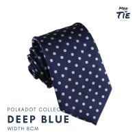 ราคา Men in Tie เนคไทแบบผูกเองขนาด 8cm รุ่น Polkadot (19451900992)