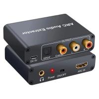 ราคา เครื่องสกัด ARC Audio HDMI DAC ARC L R เครื่องแยกแจ็ค SPDIF โคแอกเซียลเครื่องแปลงช่องสัญญาณส่งคืนสำหรับหูฟัง RCA 3 5มม สำหรับทีวี (19655109945)