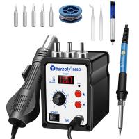 ราคา Yarboly 858D เครื่องเป่าลมร้อนแบบพกพาเครื่องเป่าสถานีอากาศร้อนบัดกรี BGA แบบเครื่องเป่าผม (17121074980)