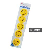 ราคา หมุดแม่เหล็ก หน้ายิ้ม MAGNET แม่เหล็ก ขนาด 20mm 40mm แม่เหล็กติดกระดาน เม็ดแม่เหล็กติดบอร์ด เม็ดแม่เหล็ก กลม 1แพ็ค (12680208905)
