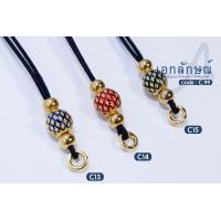 ราคา C1 19 เม็ดใหญ่ สร้อยพระ สร้อยห้อยพระ สร้อยเชือกร่ม งานทองเลเซอร์ งานไมครอนลงยา อะไหล่สร้อย เชือกรูดปรับได้ 18 32 นิ้ว (9878322443)
