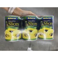 ราคา Pineapple Slices In Heavy Syrup McGarrett Brand 565 G x3 P สับปะรด เต็มแว่น ในน้ำเชื่อมเข้มข้น ตรา แม็กกาแรต (17252268523)