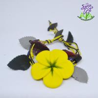ราคา สร้อยข้อมือ กำไลข้อมือ ดอกลีลาวดี ดอกไม้ งานดินปั้น เครื่องประดับ (20018870077)