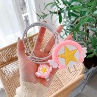 ราคา ส่งจากไทย เคส สายชาร์จ ลายการ์ตูนน่ารัก ไอโฟน APPLE Power Adapter 18W 20W Cable Bite ตัวถนอมสายชาร์จ iphone 10 18 (10197111557)