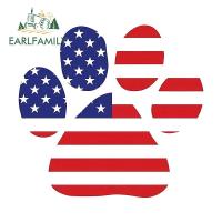 ราคา EARLFAMILY สติกเกอร์ติดรถธงชาติอเมริกา13ซม X 12 1ซม ลายอุ้งเท้าน่ารักสกู๊ตเตอร์ติดตู้เย็นสติ๊กเกอร์ภาพอะนิเมะอุปกรณ์เสริมรถยนต์รอยขีดข่วน (20803744187)