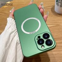 ราคา เคสเคสประกบสำหรับไอโฟน14 Pro Max 14 Pro 14 Plus 14เคสโทรศัพท์ PC แบบแข็งชาร์จไร้สายแม่เหล็ก Magsafe เคลือบบางเฉียบสำหรับ Iphone 13 12 11 Pro Max 13Promax 12Promax เคสฟิล์มเลนส์แบบบางเฉียบ (18470950239