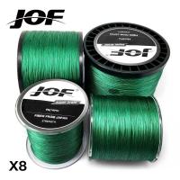 ราคา JOF Brand Braided Fishing Line Sea Saltwater Fishing 8 Strands Green Color 100M 150M 300M 500M 1000M 100 PE Line (1565748154)