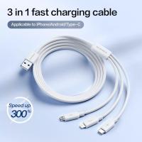 ราคา SmartDevil สายชาร์จไมโคร SmartDevil 3 In 1 Type C สายสำหรับ iPhone 15 Pro Max 15 Plus 14 Pro Max iPhone 13 Pro Max 12 Pro Max สำหรับ Sumsung S23สายวันที่ Huawei มาก (19397505936)