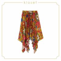 ราคา Kloset Pleated Skirt With Floral Iris Printed AW19 S005 เสื้อผ้าผู้หญิง เสื้อผ้าแฟชั่น กระโปรงแฟชั่น กระโปรงพลีท กระโปรงผ้าพิมพ์ (3958116415)