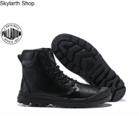 ราคา ร้าน Skylarth ต้นฉบับ 100 รองเท้าบูท Martin สีดำทหารม้าผู้ชาย Palladium ขนาด 40 44 (18133715169)