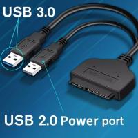 ราคา Sata To USB 3 0 2 0 Hard Driver Adapter Support 2 5 Inches External SSD HDD Hard Drive 22 Pin Sata III Cable Sata USB Cable (9683858860)