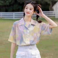 ราคา Myaistyle เสื้อเชิ้ตหญิง เสื้อลายดอก เสื้อเบลาส์ เสื้อ ผญ เสื้อ ผญแฟชั่น ลายดอกไม้ หลวม เกาหลี เสื้อไปทะเล 2023ใหม่ 032802 (13479085006)