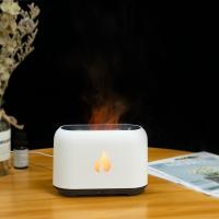 ราคา Air Humidifier Aroma Diffuser Flame เครื่องเพิ่มความชื้นในอากาศ ไฟ LED Aroma Lamp Aromatherapy Ultrasonic aroma diffuser เครื่องพ่นอโรม่าพ่นไอน้ำ (18916254662)